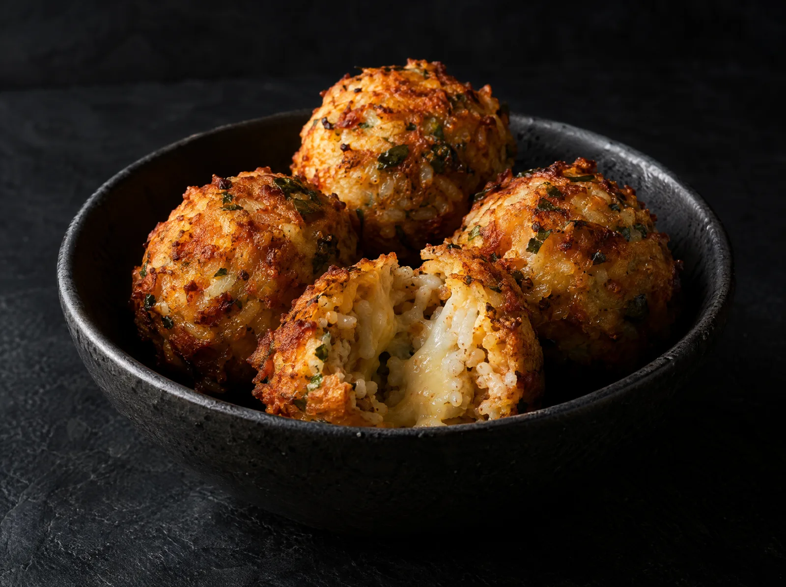 Bolinho de arroz integral na airfryer: crocante, sem fritura