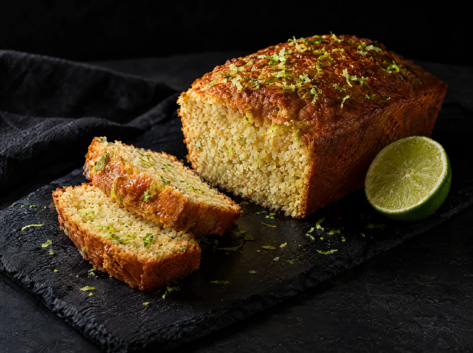 Bolo de limão de aveia e iogurte
