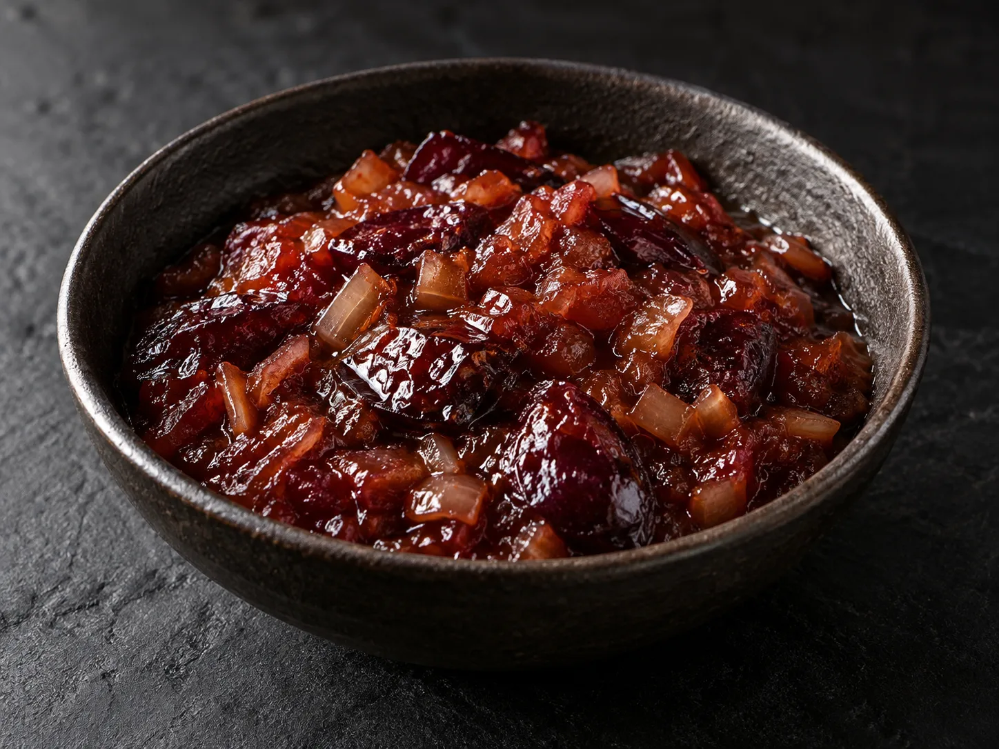 Chutney de ameixa fresca