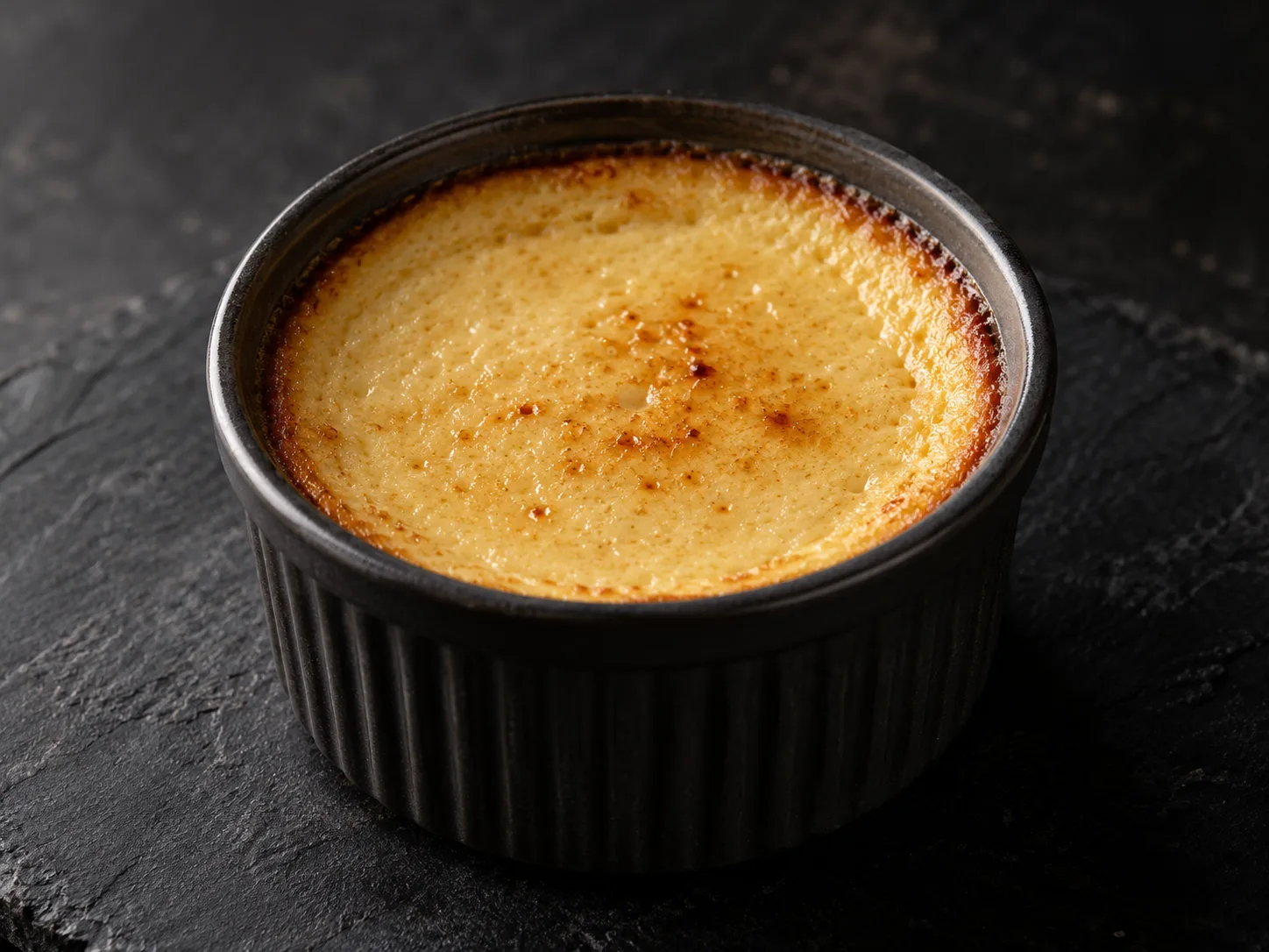Creme assado de banana