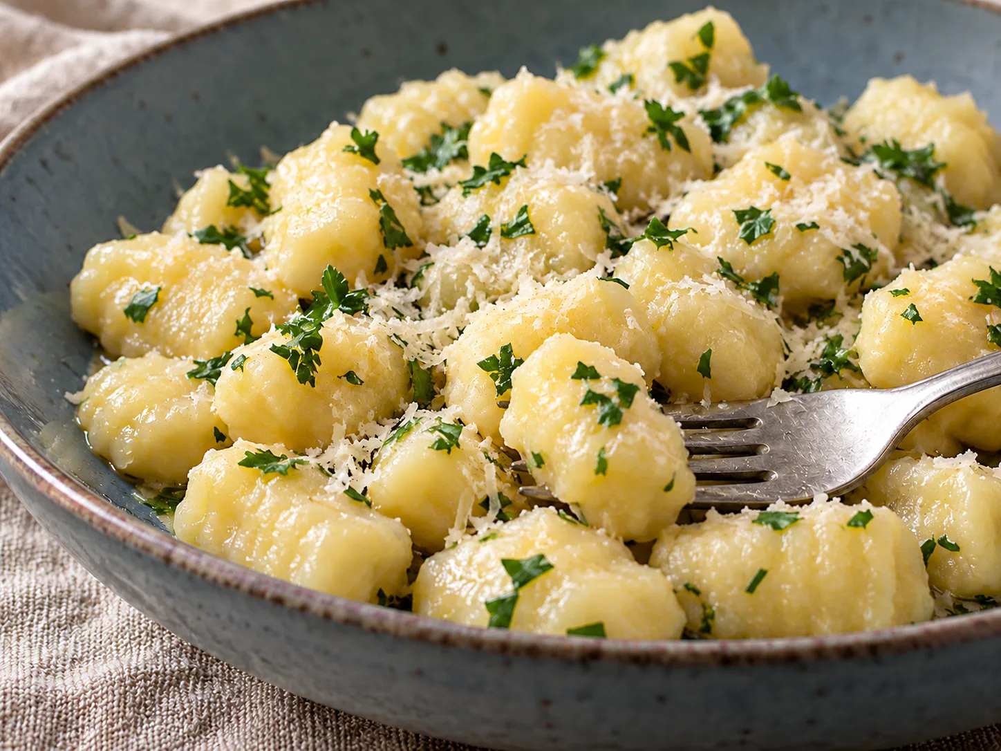 Nhoque de batata com parmesão