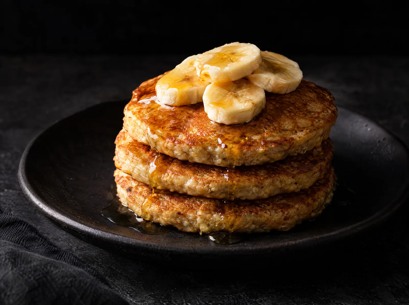 Panqueca de banana com aveia e whey